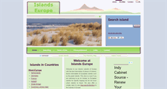 Desktop Screenshot of islandseurope.com