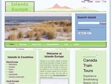 Tablet Screenshot of islandseurope.com